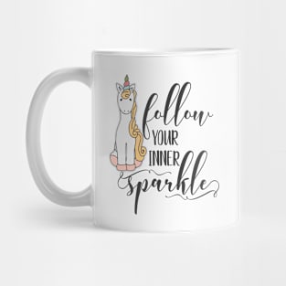 Follow Your Inner Sparkle Unicorn Mug